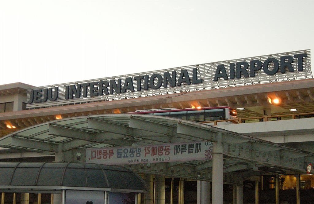 Jeju International Airport.