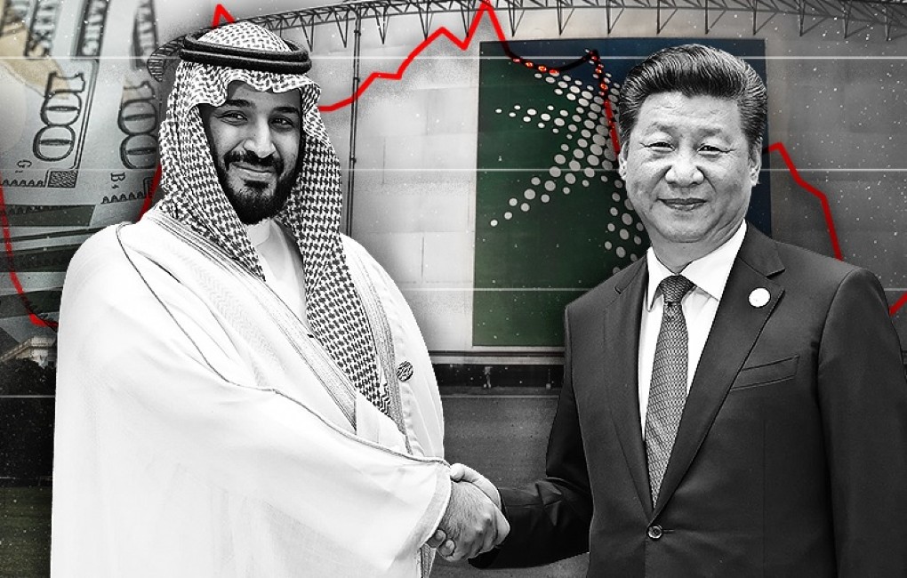 china saudi arabia oil us dollar yuan riyal currency brics