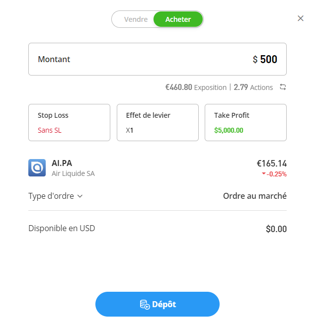 Acheter Action Air Liquide Acheter Action Air Liquide