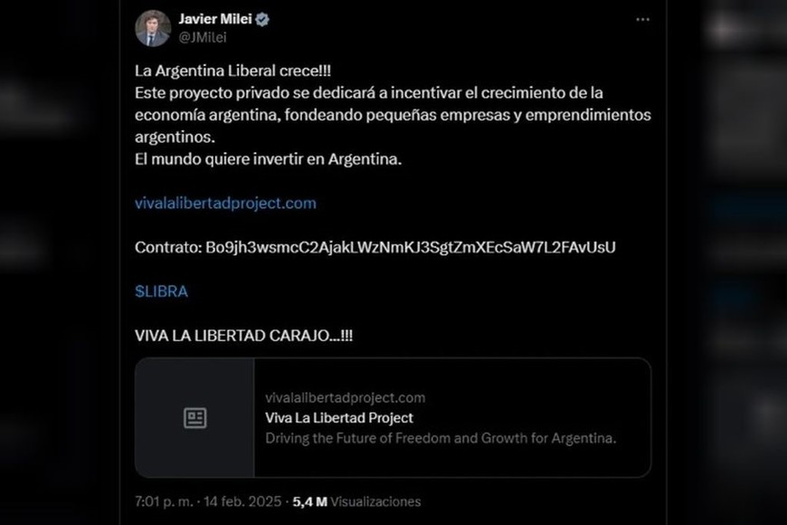 Argentinian President Javier Milei Faces Fraud Charges After Endorsing Crypto Token $LIBRA