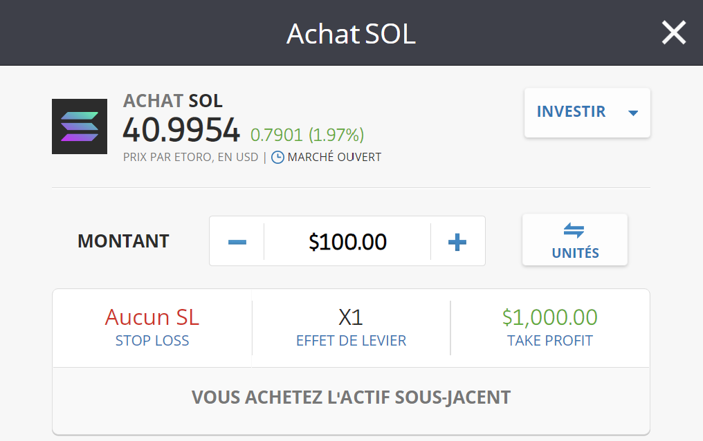 Acheter SOL Solana Acheter SOL Solana