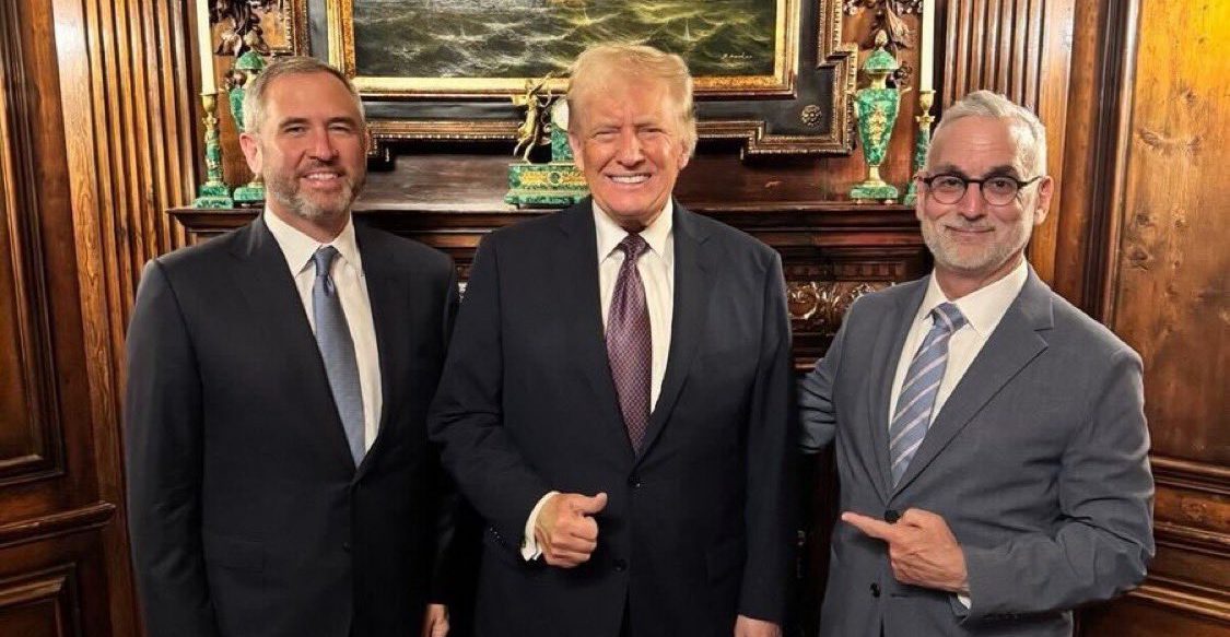 Liderazgo Ripple cena con Donald Trump: ¿De qué se trataba?