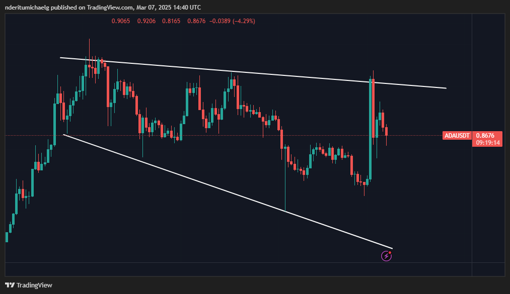 ADA price action/ source: TradingView