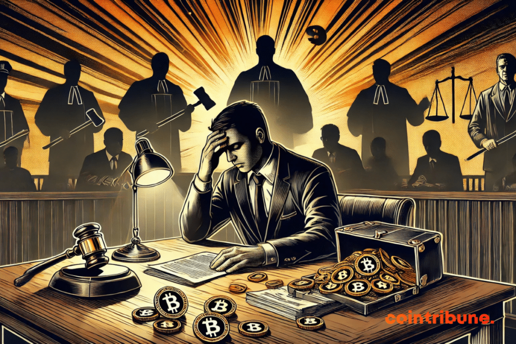 un pr&eacute;sident accul&eacute; par la justice avec des pi&egrave;ces de crypto