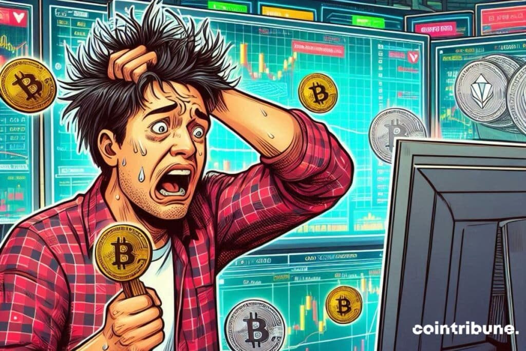 A crypto investor pulling his hair out because he doesn’t know which platform to choose