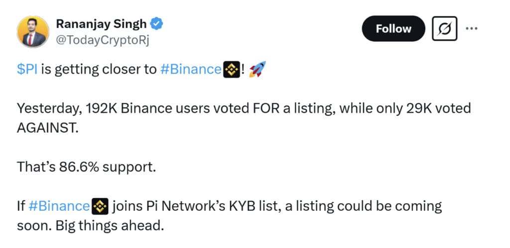 Pi Network (PI) has been caught in a whirlwind of price fluctuations, dropping over 55% in early March before rebounding slightly. Currently stabilizing around $1.35, the cryptocurrency remains in a precarious position as traders and investors eye the potential impact of a Binance listing on Pi Network Coin’s future trajectory.