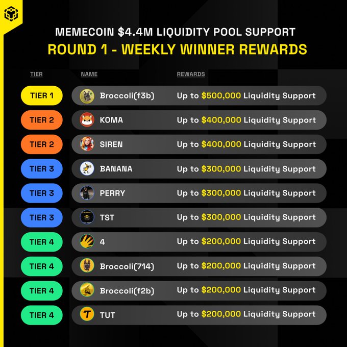 BNB -Ketten -Memecoins