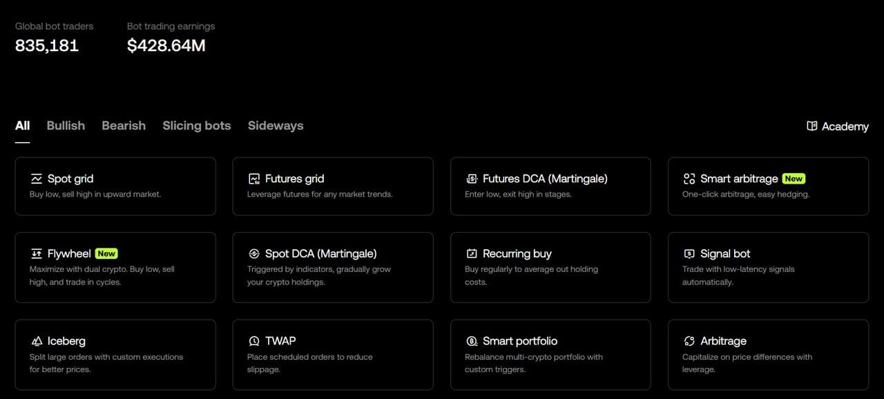 trading bots de okx