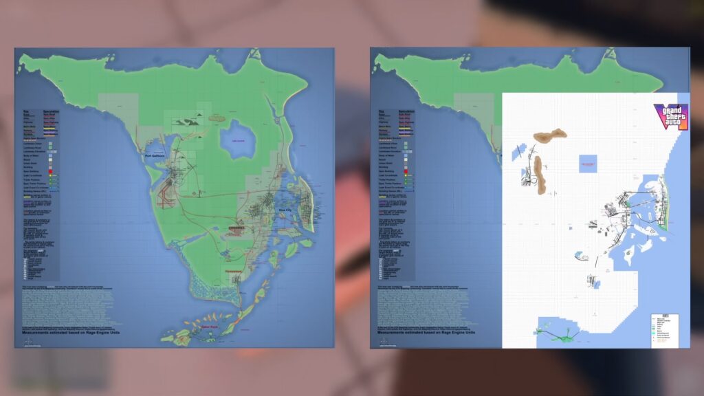 gta 6 old map and new map