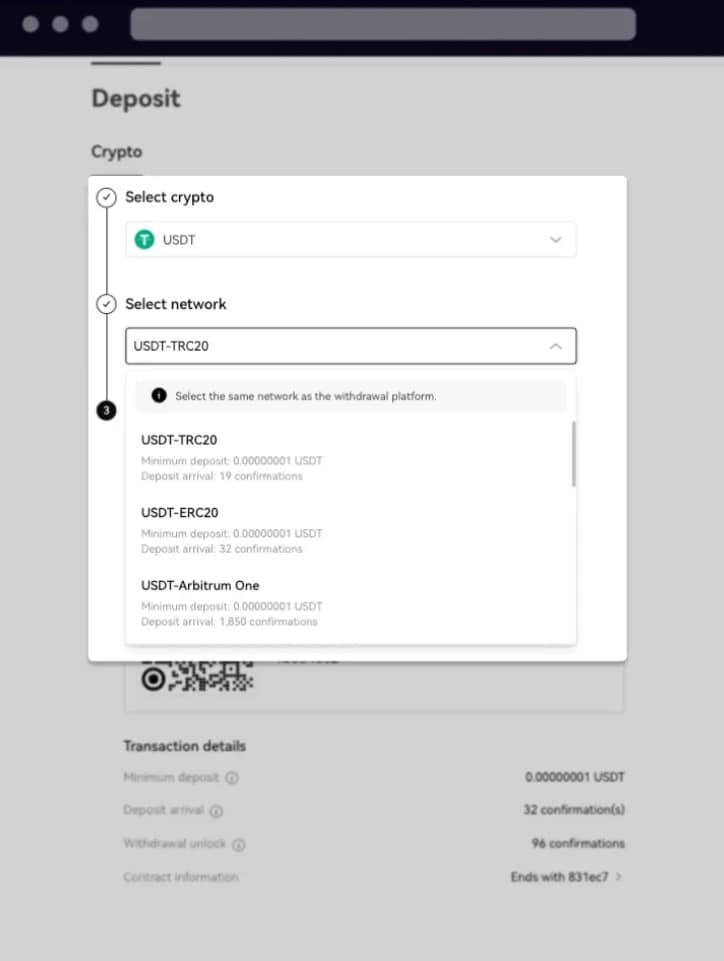 okx depositar fondos