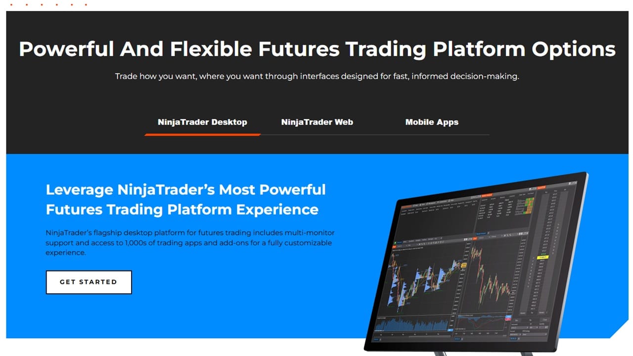 NinjaTrader platform