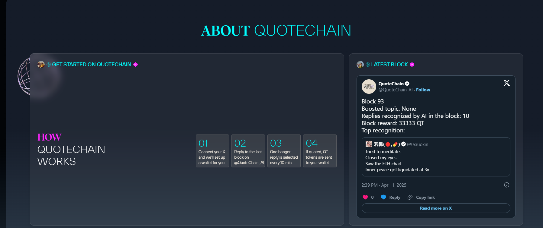 解读QuoteChain：AI SocialFi赛道的一场社会实验