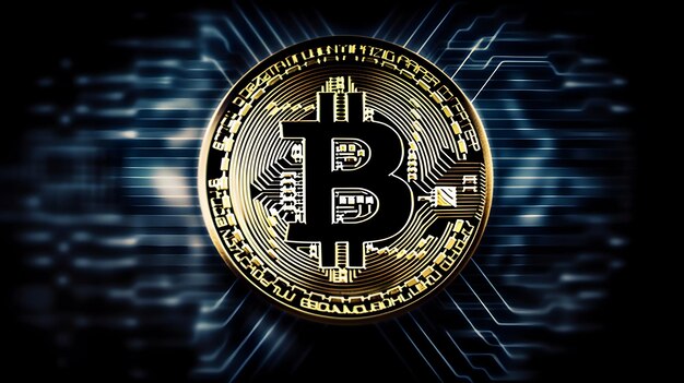 A gold coin with the word " crypto " on it. | Premium AI-generated image