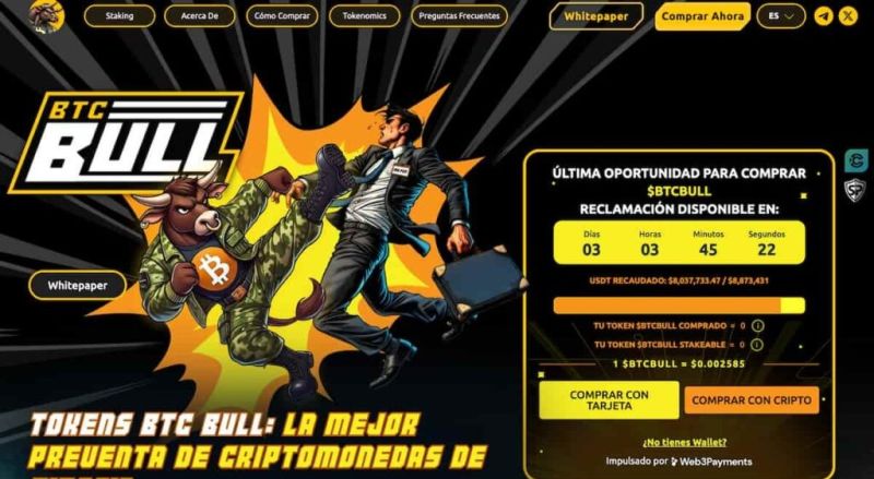 bitcoin bull preventa acaba pronto