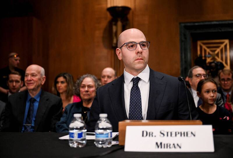 白宮經濟顧問委員會主席米蘭（Stephen Miran）。（路透）