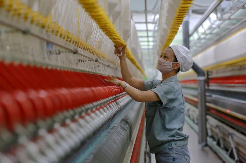 廣東是中國製造業重鎮，深受美中貿易戰衝擊。（法新社）