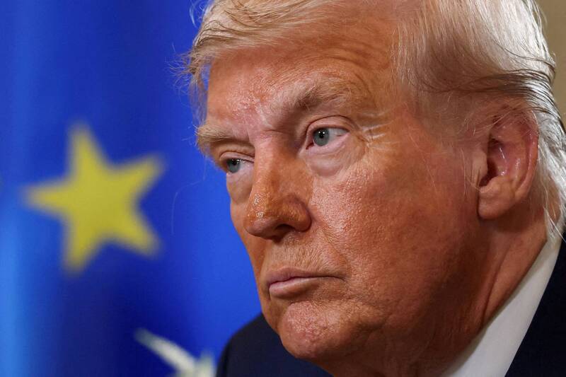 美國總統川普（Donald Trump）。（路透資料照）
