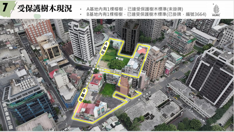 「中山長春案」基地面積約1756坪，預估投資金額約47億元。（翻攝國家住都中心招商簡報）