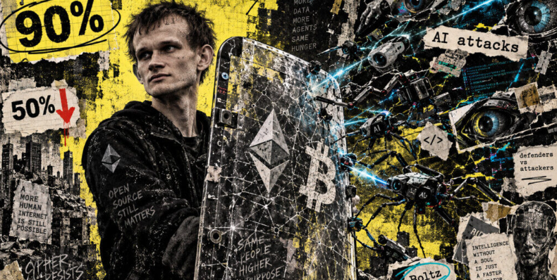Vitalik Buterin มั่นใจ AI ไม่ทำลายคริปโต เดิมพัน 90% ของทรัพย์สินสุทธิ
