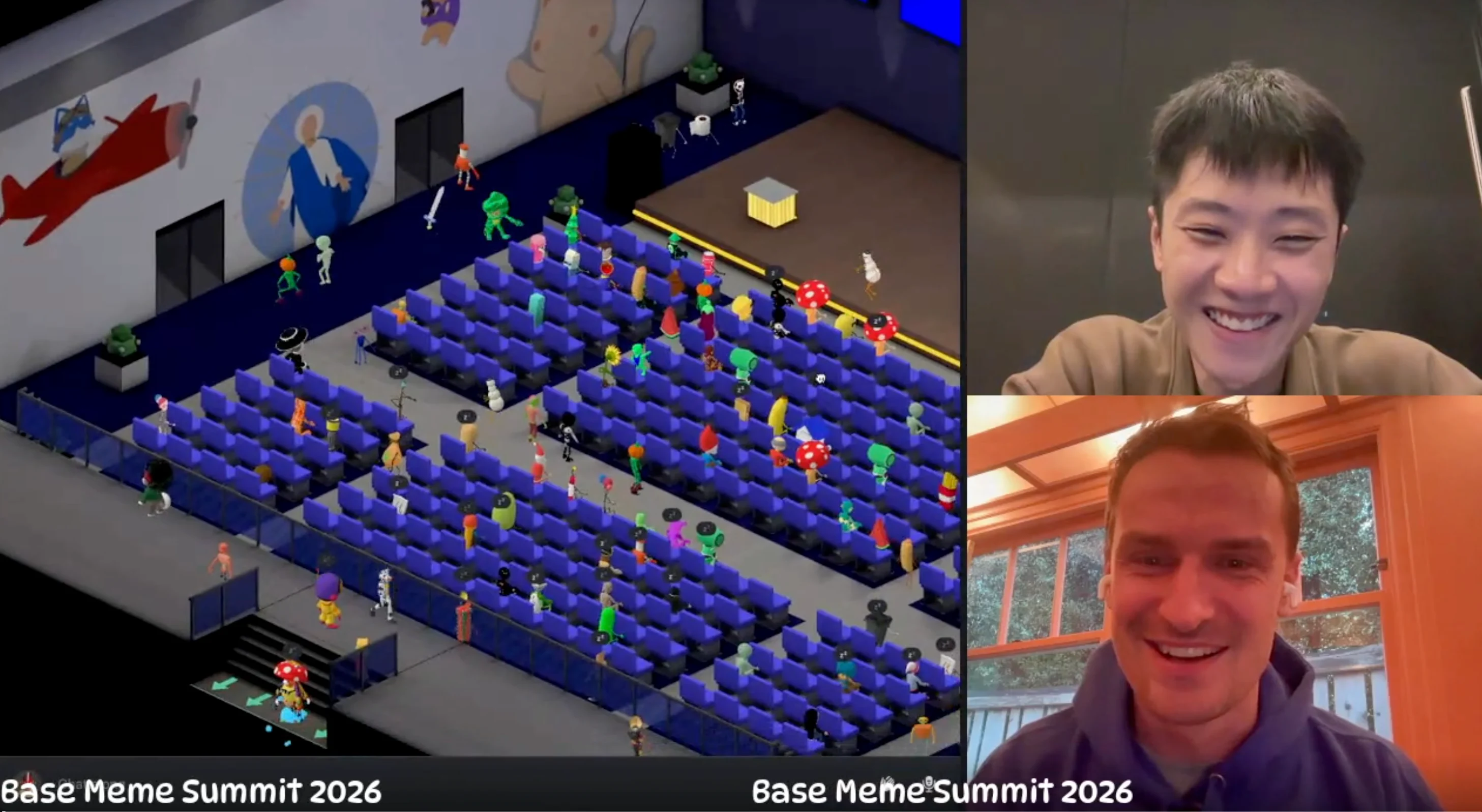 Base Meme Summit: Memes de ações, pertença comunitária e uma festa que ninguém queria abandonar