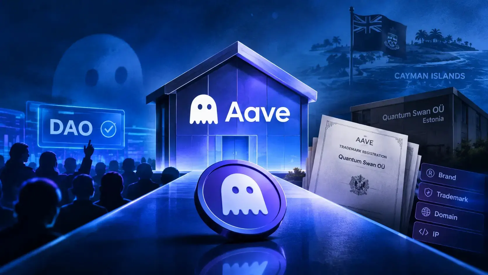 من ستُسلّم Aave العلامة التجارية إليه؟ النزاع حول ملكية أصول DAO خلف مقترح المؤسسة